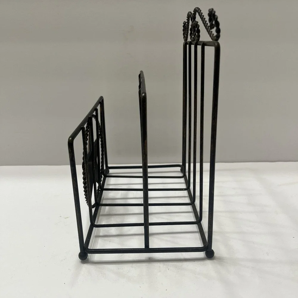 Rustic Western Style Napkin/Letter Holder Antiqued Metal Farmhouse Texas Star